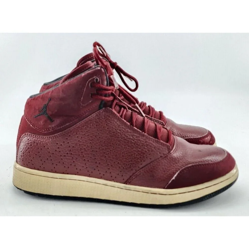 Nike Jordan 1 Flight 5 BG Youth Size 6.5Y Dark Red‎ 881440-624